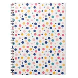 Leuk patroon Kleurrijke Cirkels Polka Dots Notitieboek