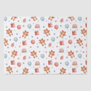 Leuk patroon voor verjaardagsfeestje tissuepapier