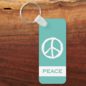 leuk PEACE-SYMBOOL MET NAAM | SLEUTELHANGER (Voorkant)