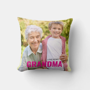 Leuk Persoonlijk Foto Cadeau OMA Geschenk Kussen