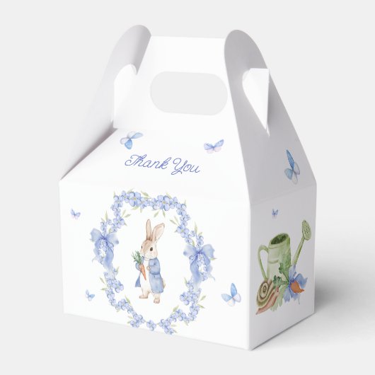 Leuk Peter Konijn Jongen Baby shower Bedankdoosjes (Voorkant Zijde)