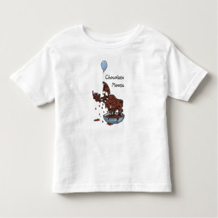 Leuk Peuter T-shirt, Chocolate Moose Kinder Shirts