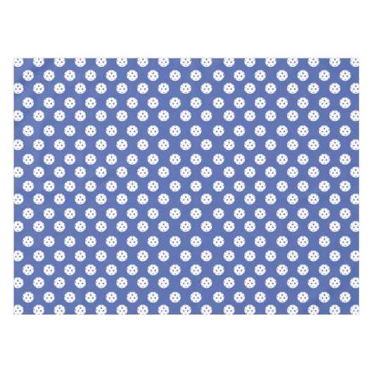 Leuk pickleball patroon blauw wit sport ballen tafelkleed (Voorkant (Horizontaal))