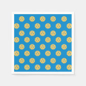 Leuk Pickleball Pattern Pickleball Party Servet (Voorkant)