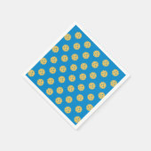 Leuk Pickleball Pattern Pickleball Party Servet (Hoek)