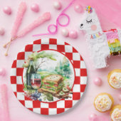 leuk picknick-feest papieren bordje (Feest)