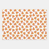 Leuk Pizza Slice Patroon Inpakpapier Vel (Voorkant 3)