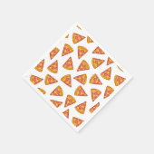 Leuk Pizza Slice Patroon Servet (Hoek)