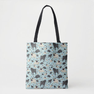 Leuk Pug Canvas tas