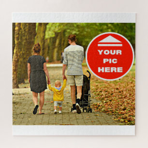 Leuk! Puzzel - gepersonaliseerd - 20" x 20", 676 s