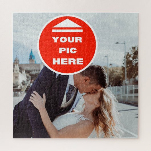 Leuk! Puzzel - gepersonaliseerd - 20" x 20", 676 s Legpuzzel (Verticaal)