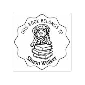 Leuk Pyrenean Mountain Dog Boek Rubberstempel (Afrduk)