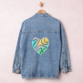 Leuk Regenboog Hart Vrouwen Denim Jacket (Hangar)