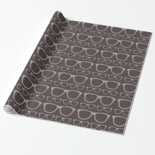 Leuk Retro Oogglas Hipster Cadeaupapier