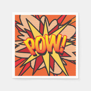 Leuk Retro Stripboek POW Servet