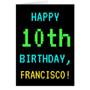 Leuk /Retro Videogame Look 10th Birthday