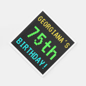 Leuk /Retro Videogame Look 75th Verjaardag Servetten (Hoek)