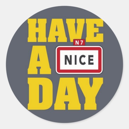 leuk ronde sticker (Voorkant)