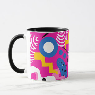 Leuk Roze jaren 80 esthetiek Mok