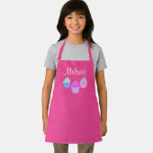 Leuk roze kind cupcake bakken schort voor kinderen (Insitu)