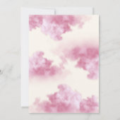 Leuk Roze meisje verjaardag ballet party Kaart (Achterkant)