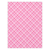 Leuk Roze Plaid Patroon Klein Tafelkleed (Voorkant)
