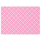Leuk Roze Plaid Patroon Medium Tafelkleed (Voorkant (Horizontaal))