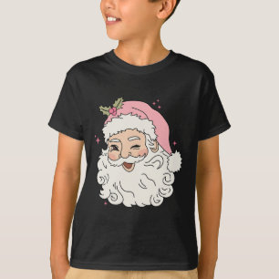 Leuk  Roze Sinterklaas Roze Kerst Mannen WO T-shirt