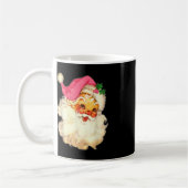 Leuk Roze Sinterklaas Roze Kerstmis Design Koffiemok (Links)