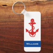 leuk RWB nautical ANCHOR MET NAAM | SLEUTELHANGER (Voorkant)
