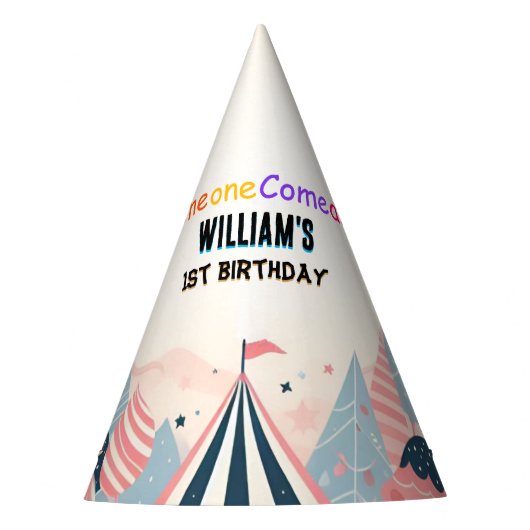 leuk schattig kinder Carnaval Circus Show 1e Verja Feesthoedjes (Voorkant)