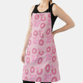 Leuk Schattige Grote Dag Donut Slogan Pattern Schort (Insitu)
