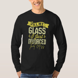 Leuk scheidingscadeau sarcastisch scheiden Premium T-shirt