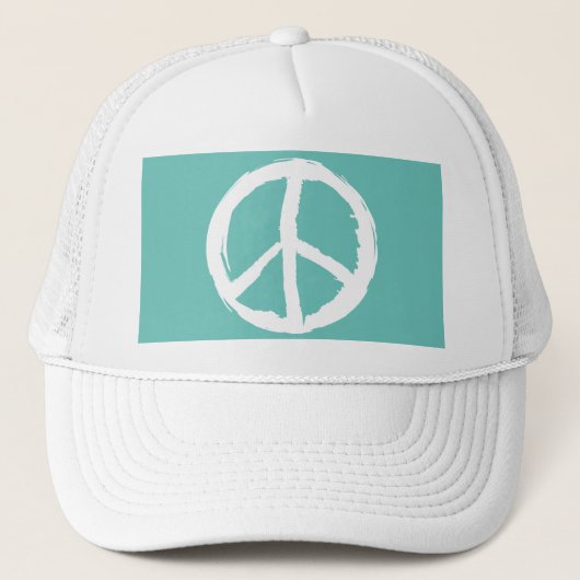 leuk schilder PEACE SYMBOL | Trucker Hat Trucker Pet (Voorkant)