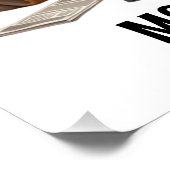 Leuk senior met vogels perfect poster (Hoek)