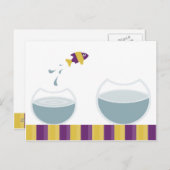 Leuk simpel bericht briefkaart (Voorkant / Achterkant)