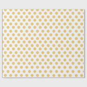 Leuk Sinaasappel Pickleball Pattern Gift Cadeaupapier (Vlak)