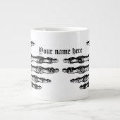 Leuk skelet Halloween Jumbo Mok (Voorkant)