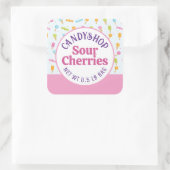 Leuk Snoep Shop Verpakking Sticker Label (Tas)