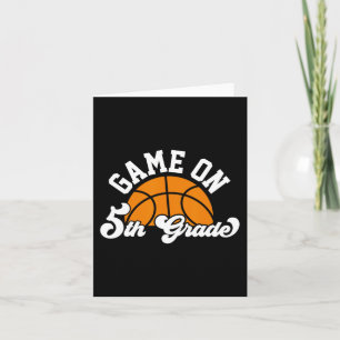 Leuk spel op 5e klas basketbal eerste dag van scho kaart