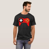 Leuk spel van Squid Controller-vriend T-shirt (Voorkant volledig)