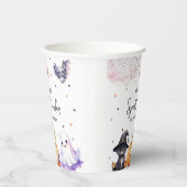 Leuk spooktacular verjaardagsfeestje papieren bekers (Rechts)