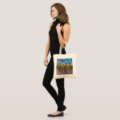 Leuk stadje tote bag (Voorkant (model))