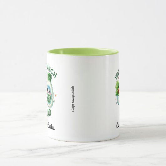 Leuk stel Gepersonaliseerd "Ranch to My Salad" Mok (Midden)