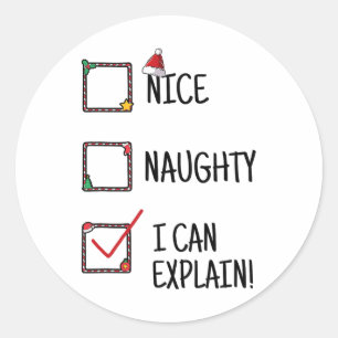 Leuk stout Ik kan grappige selectie uitleggen als  Ronde Sticker