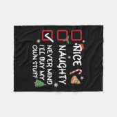 Leuk stout, laat staan dat ik mijn eigen spullen l fleece deken (Voorkant (Horizontaal))