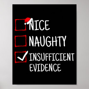 Leuk Stout Onvoldoende Bewijs Grappige Kerst Poster