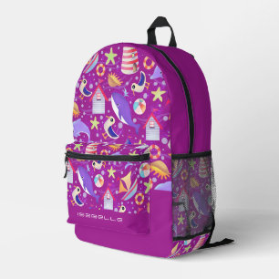 Leuk strand Magenta Electronics Bag Bedrukte Rugzak