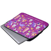 Leuk strand Magenta Electronics Bag Laptop Sleeve (Voorkant onderkant)