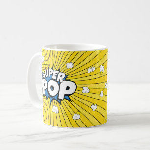 Leuk SUPER POP! Popcorn grap Comic Book Pop Art Koffiemok